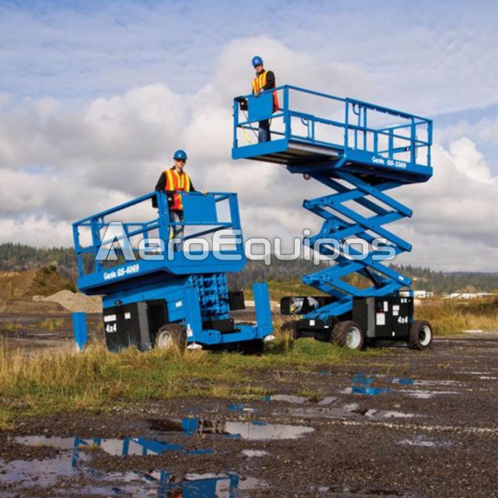 Plataforma de Tijera Diesel 4x4