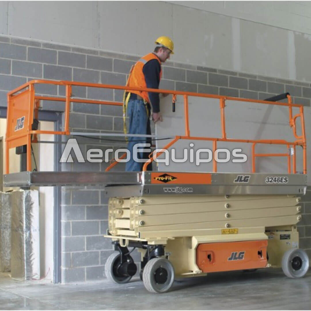 Plataforma de Tijera Eléctrica Altura de Trabajo 12 metros